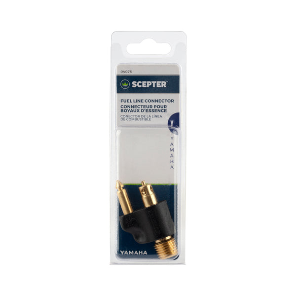 Scepter 04075 1/4" NPT Brass Male Tank Connector