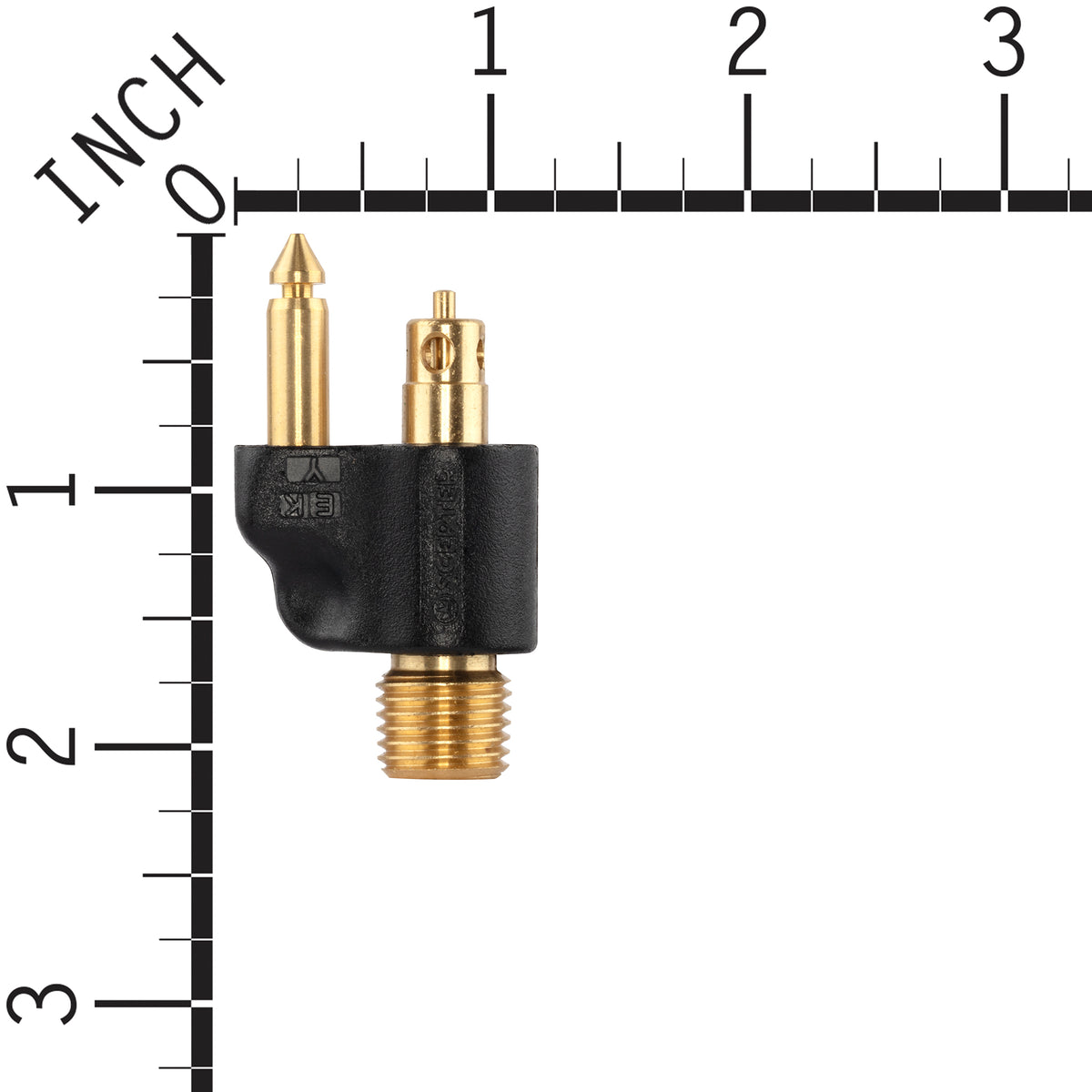 Scepter 04075 1/4" NPT Brass Male Tank Connector