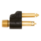 Scepter 05837 1/4" NPT Brass Male Tank Connector 1998 And Newer Style Engines; Two Prong Clip Style