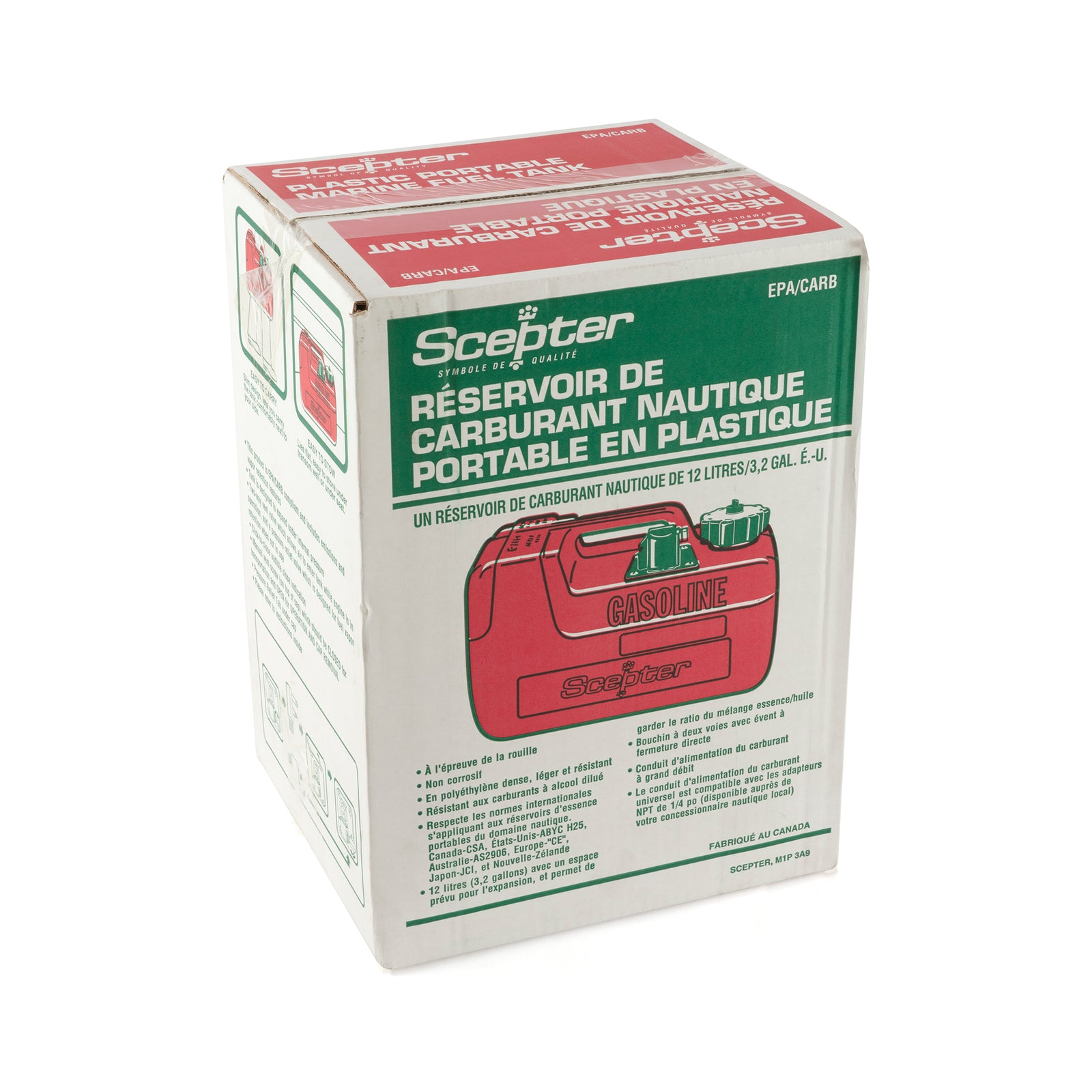 Scepter 08576 Fuel Tank, With Gauge 3.2 Gallon