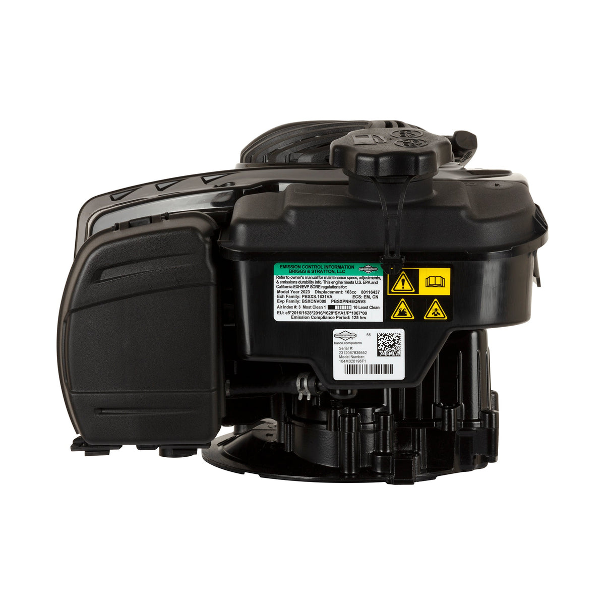 Briggs & Stratton 104M02-0181-F1 Exi Series 7.25 GT 163cc Vertical Shaft Engine