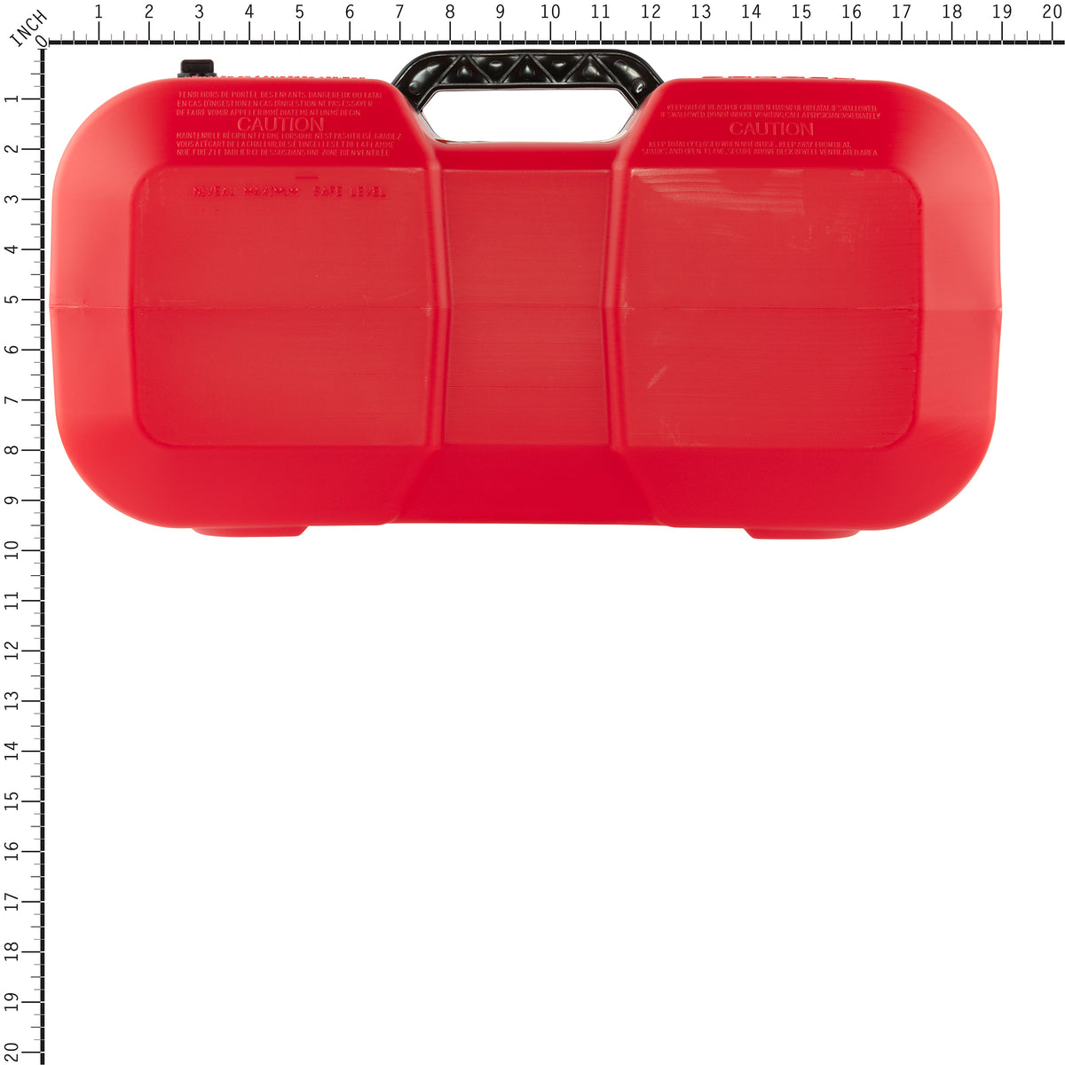 Scepter 10511 Low Profile Portable Fuel Tank, 6 Gallon