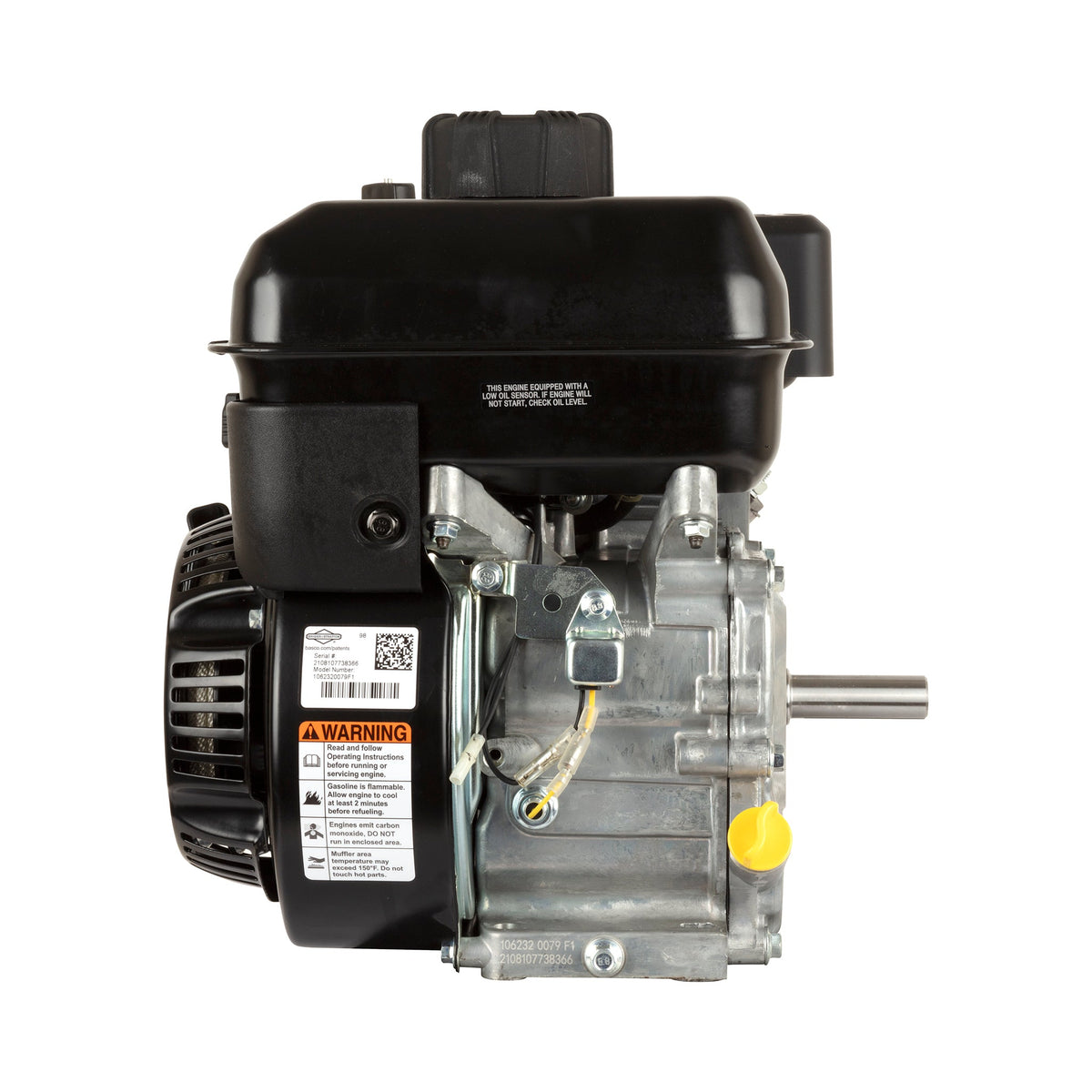 Briggs & Stratton 106232-0079-F1 XR Series 5 HP 163cc Horizontal Shaft Engine