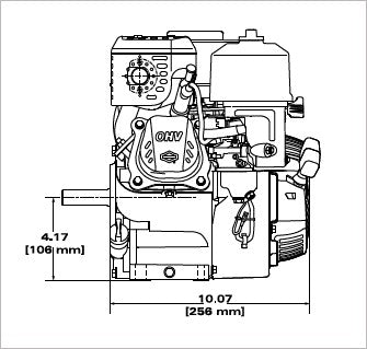 Briggs & Stratton 106232-0079-F1 XR Series 5 HP 163cc Horizontal Shaft Engine