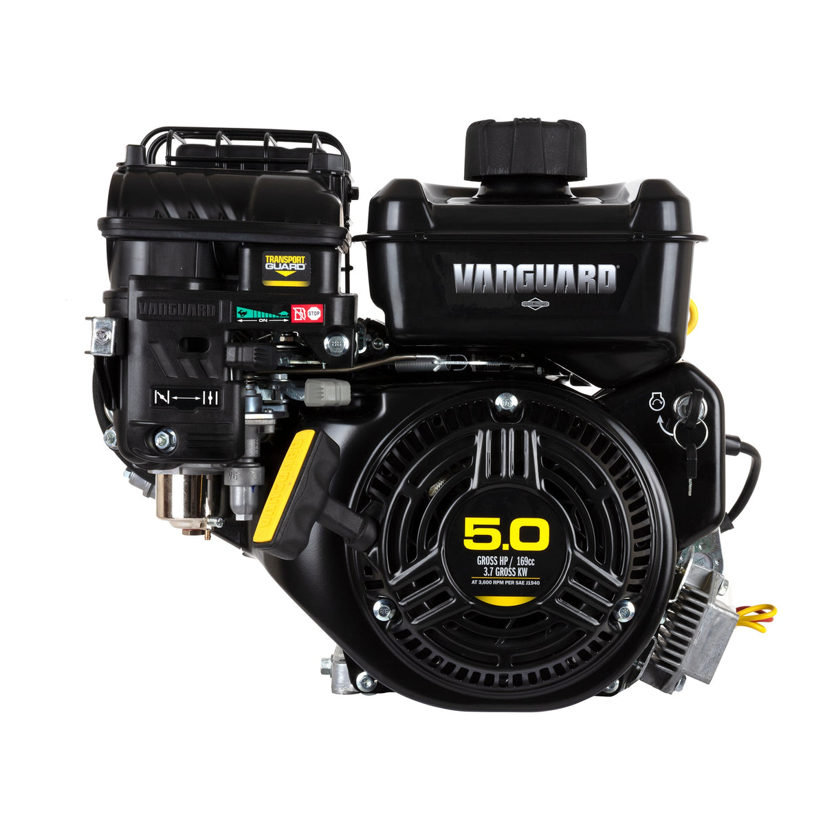 Briggs & Stratton 10V337-0022-F1 Vanguard 5 HP 169cc Horizontal Shaft Engine
