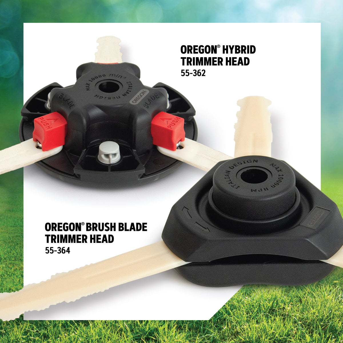 Oregon 55-363 Trimmer Brush Blades - Pack of 12