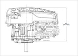 Briggs & Stratton 125P02-0085-F1 Professional Series 8.75 GT 190cc Vertical Shaft Engine