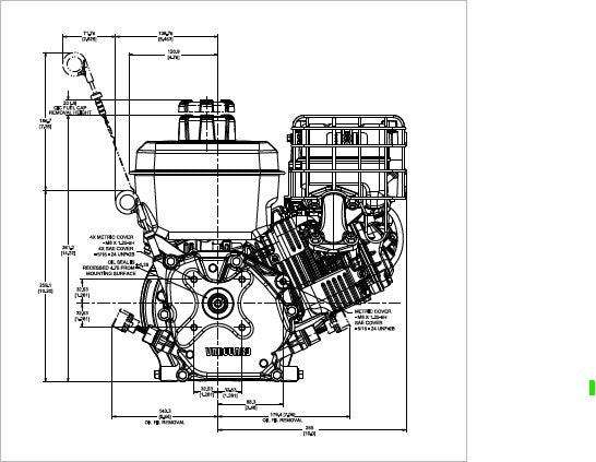 Briggs & Stratton 12V332-0014-F1 Vanguard 6.5 HP 203cc Horizontal Shaft Engine