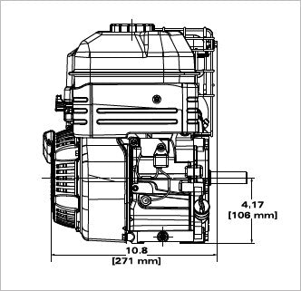 Briggs & Stratton 130G37-0183-F1 XR Series 6.5 HP 208cc Horizontal Shaft Engines