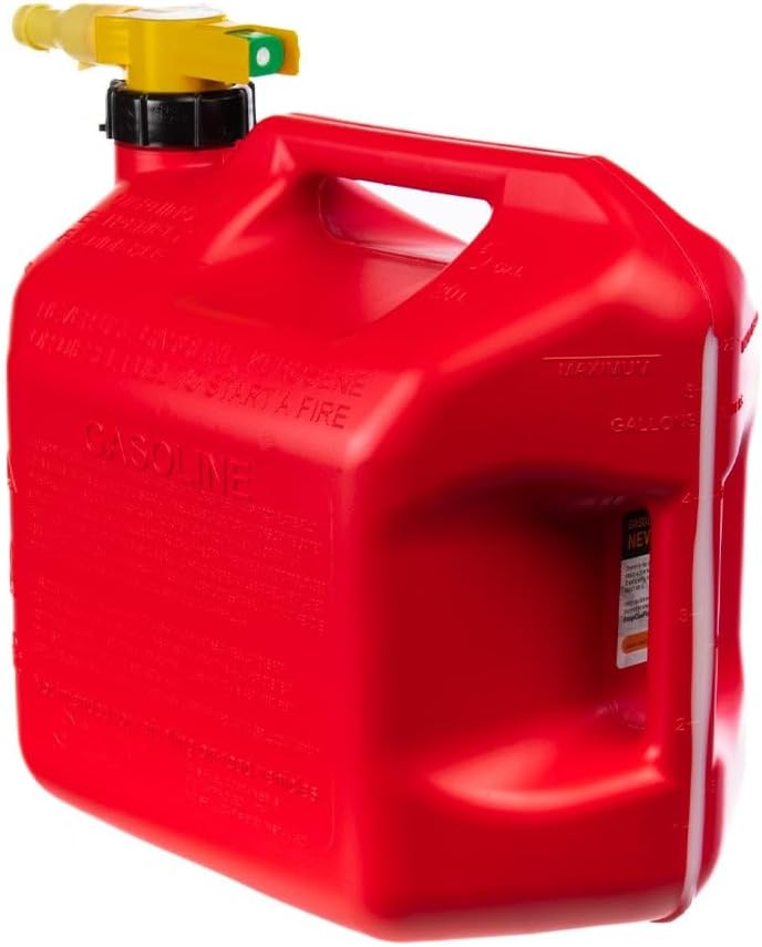 No Spill 1460S 5 Gallon Gasoline Can w/ View Strip