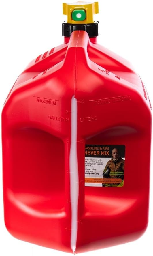 No Spill 1460S 4-Pack 5 Gallon Gasoline View Cans