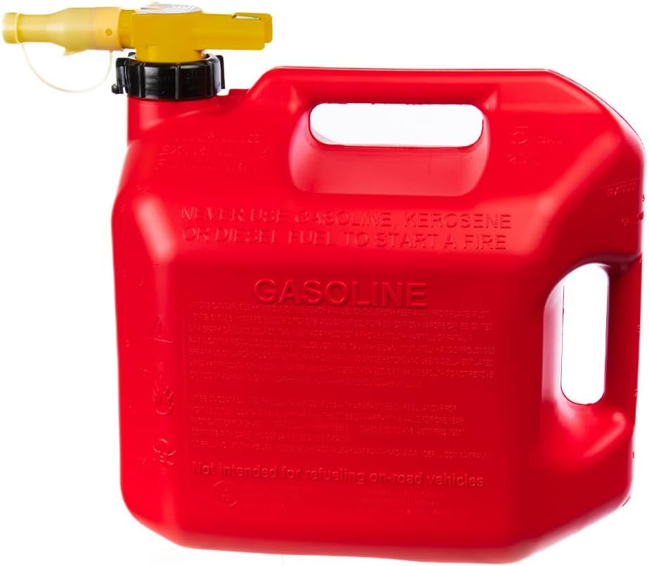 No Spill 1460S 5 Gallon Gasoline Can w/ View Strip