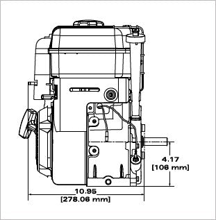 Briggs & Stratton 15T232-0036-F8 Professional 11.5 GT 250cc Horizontal Engine