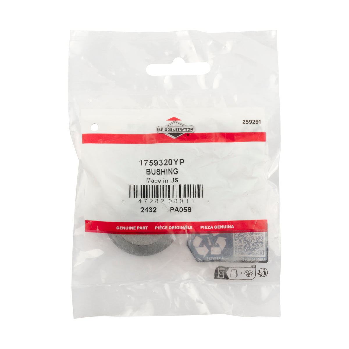 Briggs & Stratton 1759320YP Bushing - 5/8 ID