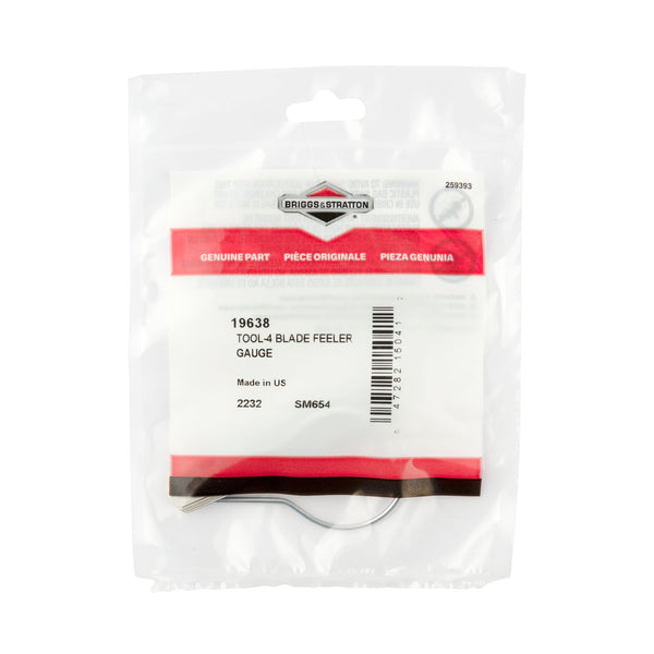 Briggs & Stratton 19638 4-Blade Feeler Guage Tool