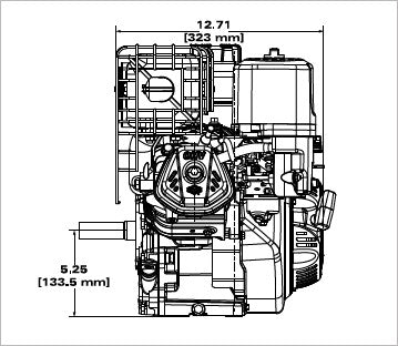 Briggs & Stratton 19N132-0051-F1 XR Series 10 HP 306cc Horizontal Shaft Engine