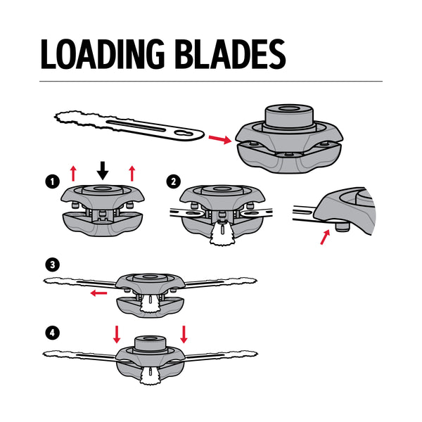 Oregon 55-364 TRIMMER HEAD, BRUSH BLADE