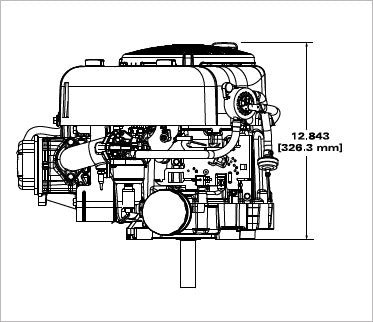 Briggs & Stratton 21R807-0072-G1 11.5 HP 344cc Vertical Shaft Engine