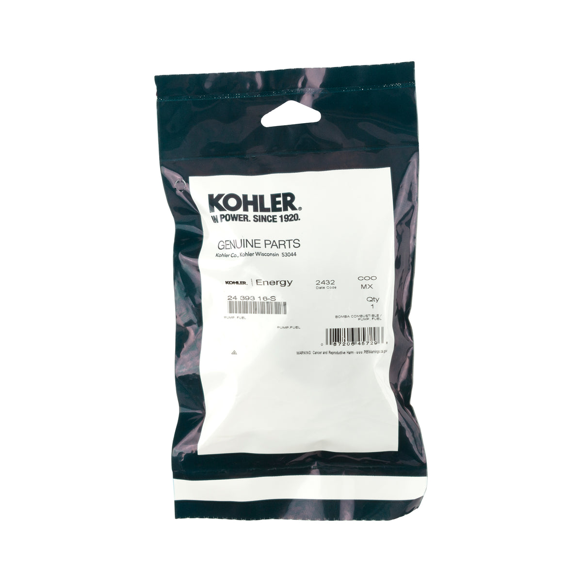 Kohler 2439316-S Fuel Pump