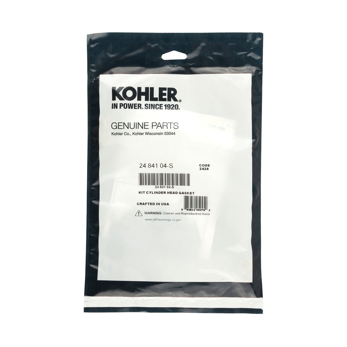 Kohler 2484104-S Cylinder Head Gasket Kit