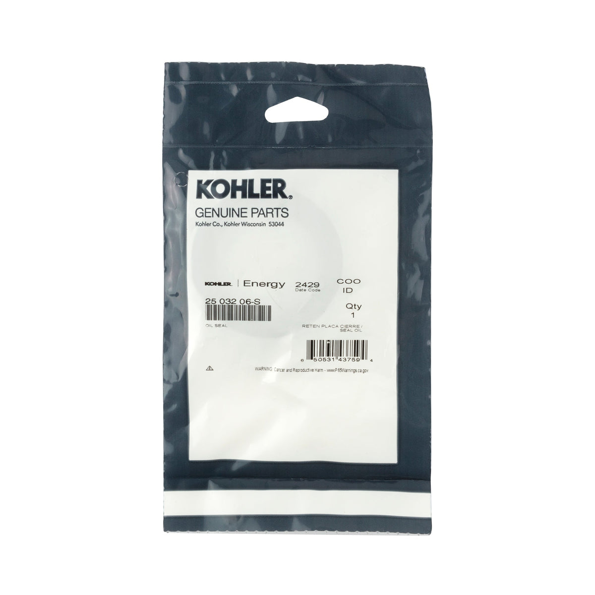 Kohler 2503206-S Oil Seal