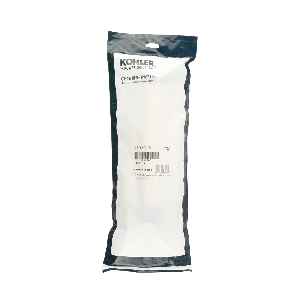 Kohler 2508304-S Inner Safety Air Filter