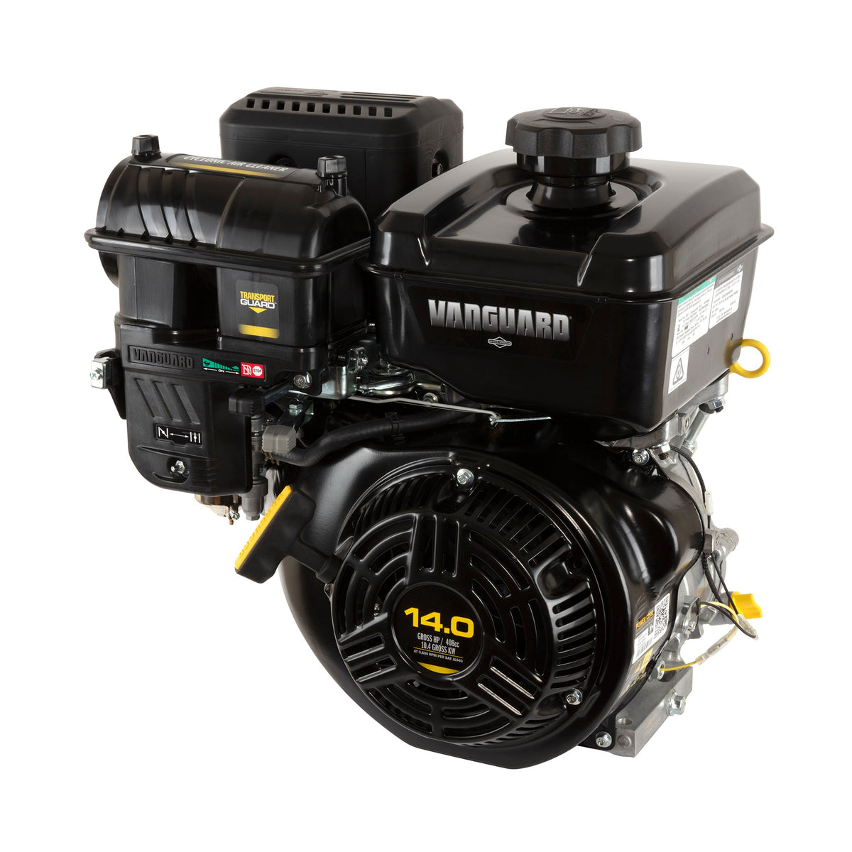Briggs & Stratton 25V332-0006-F1 Vanguard 14 HP 408cc Horizontal Shaft Engine