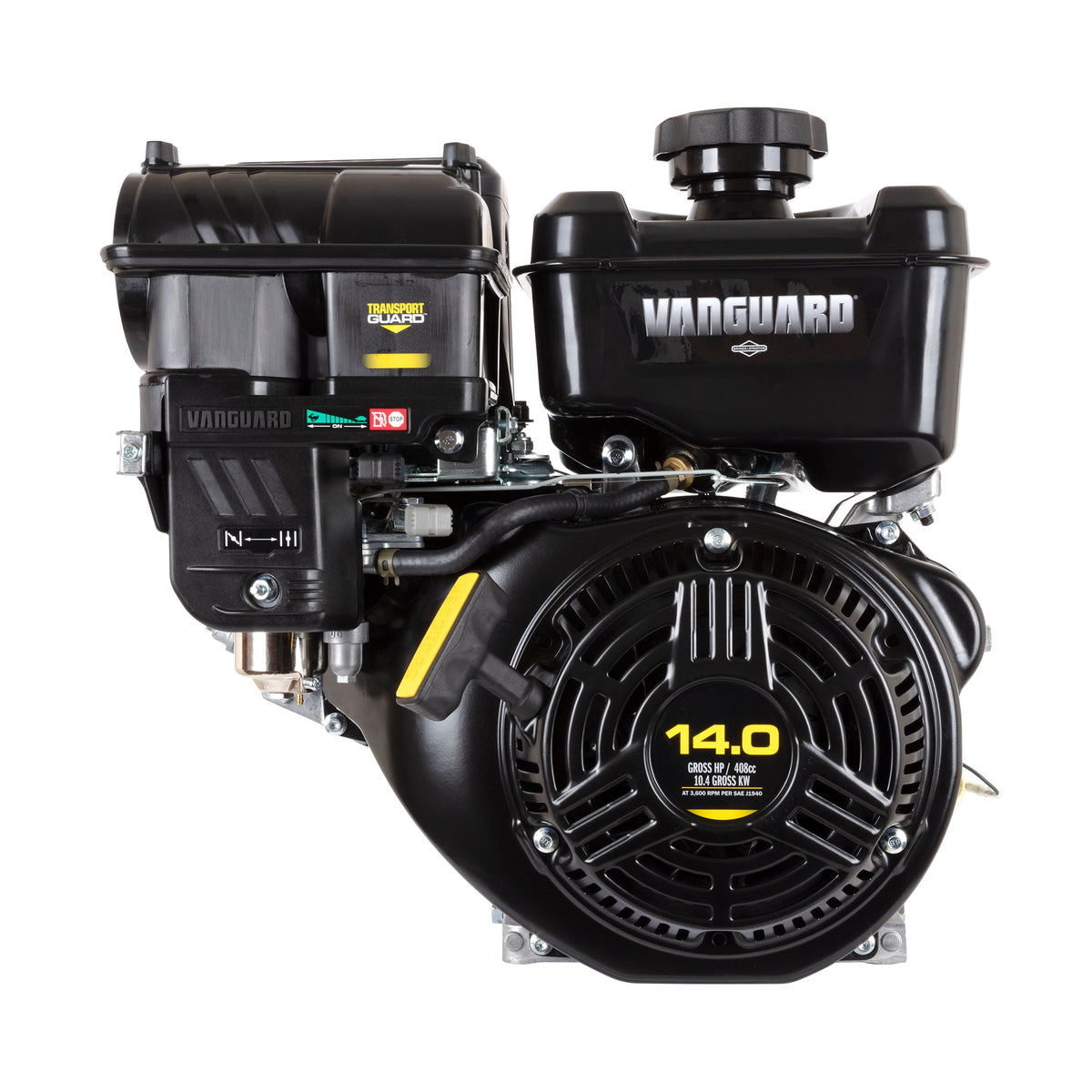 Briggs & Stratton 25V332-0006-F1 Vanguard 14 HP 408cc Horizontal Shaft Engine