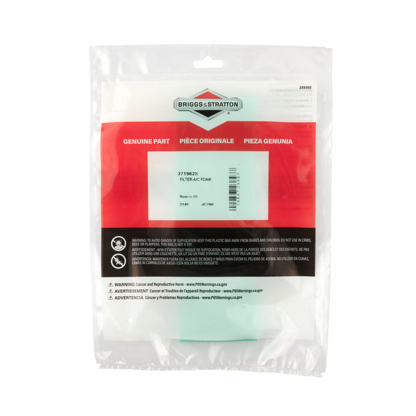 Briggs & Stratton 271962S Foam Air Cleaner Filter