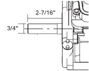 Briggs & Stratton 15T212-0223-F8 Professional 11.5 GT 250cc Horizontal Engine