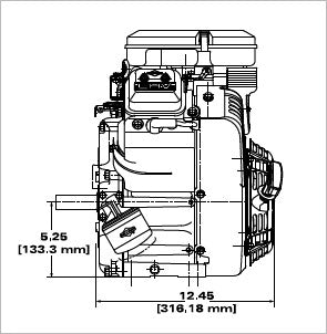 Briggs & Stratton 305442-0613-F1 Vanguard 16 HP 479cc Horizontal Shaft Engine