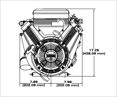 Briggs & Stratton 305447-0615-F1 Vanguard 16 HP 479cc Horizontal Shaft Engine