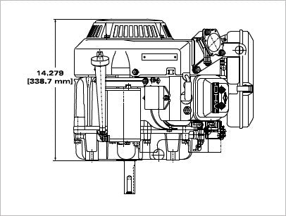 Briggs & Stratton 305777-3136-G1 Vanguard 16 HP 479cc Vertical Shaft Engine