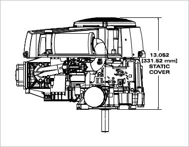 Briggs & Stratton 31R907-0007-G1 Exi Series 17.5 HP 500cc Vertical Shaft Engine