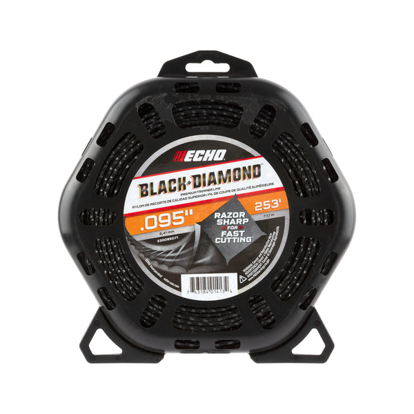 Echo 330095071 Black Diametermond .095" Trimmer Line, 253' Donut