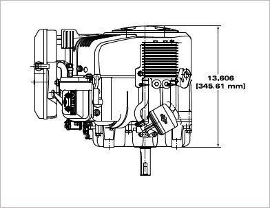 Briggs & Stratton 386777-0143-G1 Vanguard 23 HP 627cc Vertical Shaft Engine