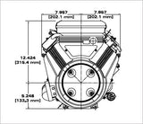 Briggs & Stratton 386777-3152-G1 Vanguard 23 HP 627cc Vertical Shaft Engine