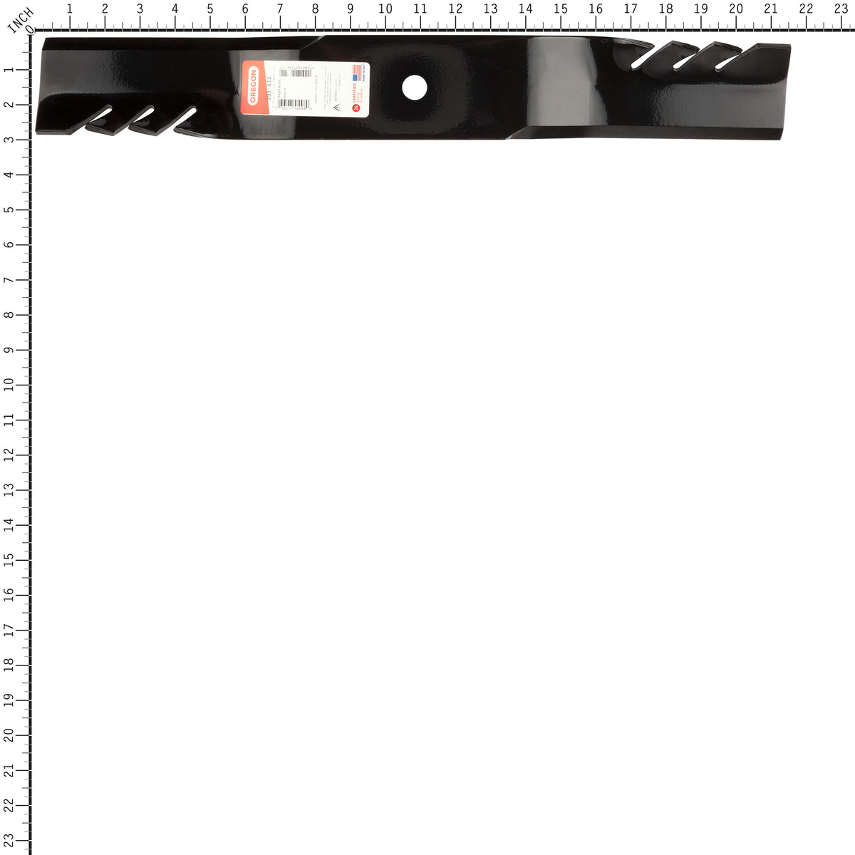 Oregon 391-612 Gator G6 Mower Blade, 21-9/16" Compatible w/ Kubota