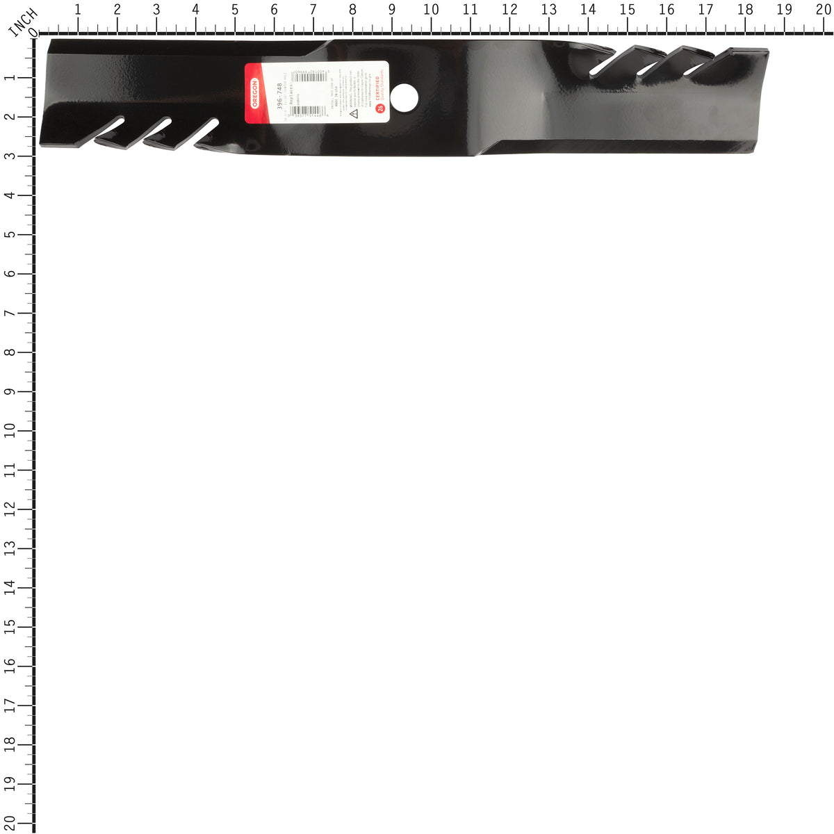Oregon 396-748 Gator G6 Mower Blade, 18-5/8" Compatible w/ Kubota