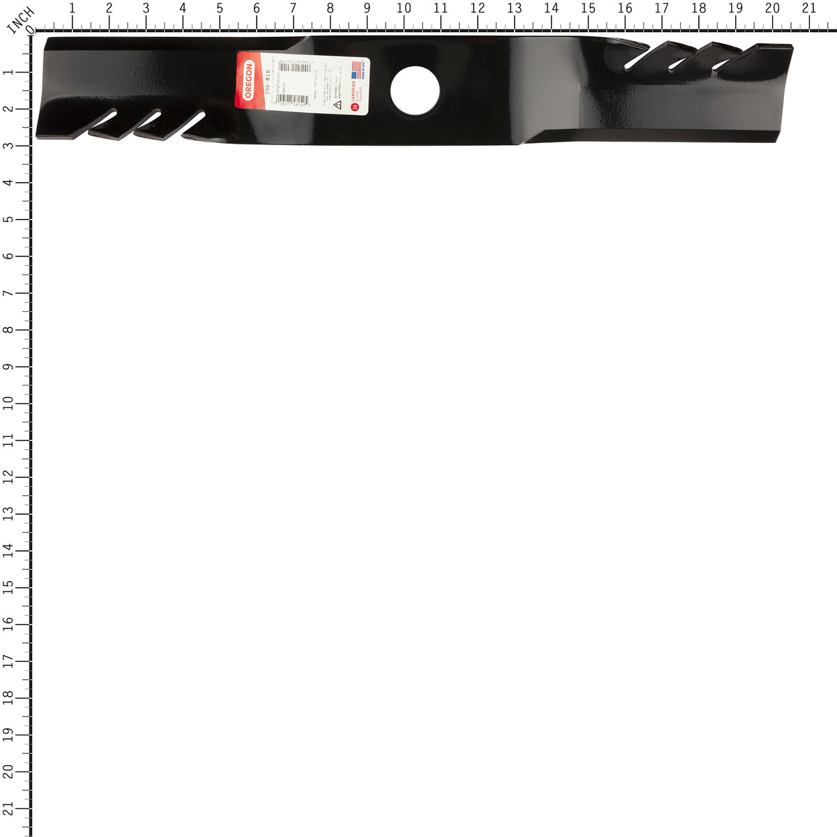 Oregon 396-816 Gator G6 Mower Blade, 20-9/16" Compatible w/ Kubota