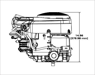 Briggs & Stratton 44S977-0036-G1 Professional Series 25 HP 724cc Vertical Engine