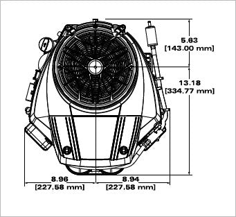 Briggs & Stratton 44S977-0036-G1 Professional Series 25 HP 724cc Vertical Engine