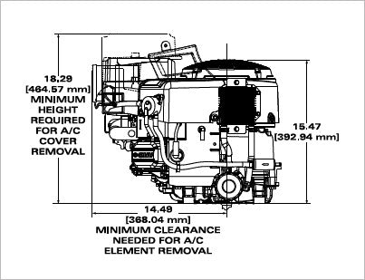 Briggs & Stratton 44T977-0009-G1 Commercial Series 25 HP 724cc Vertical Engine