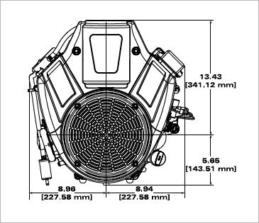 Briggs & Stratton 44T977-0011-G1 Commercial Series 25 HP 724cc Vertical Engine