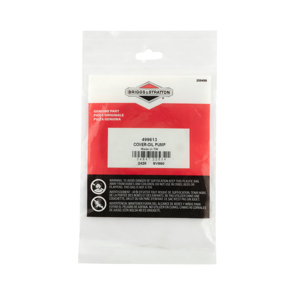 Briggs & Stratton 499613 Oil Pump Cover