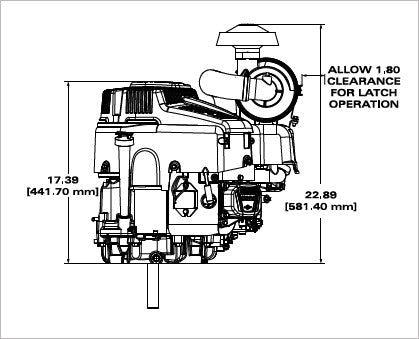 Briggs & Stratton 49E877-0038-Z1 Vanguard EFI 28 HP 810cc Vertical Shaft Engine
