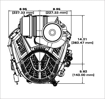Briggs & Stratton 49R977-0029-Z1 Vanguard 26 HP 810cc Vertical Shaft Engine