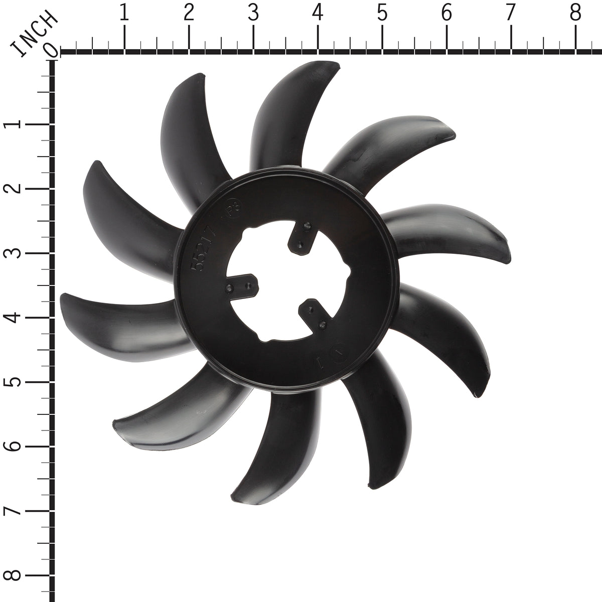Hydro Gear 55217 7" 10-Blade Transmission Fan