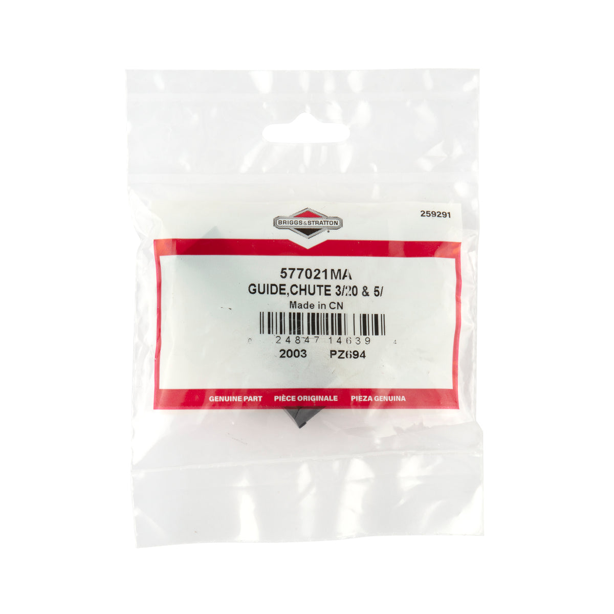 Briggs & Stratton 577021MA Chute Guide