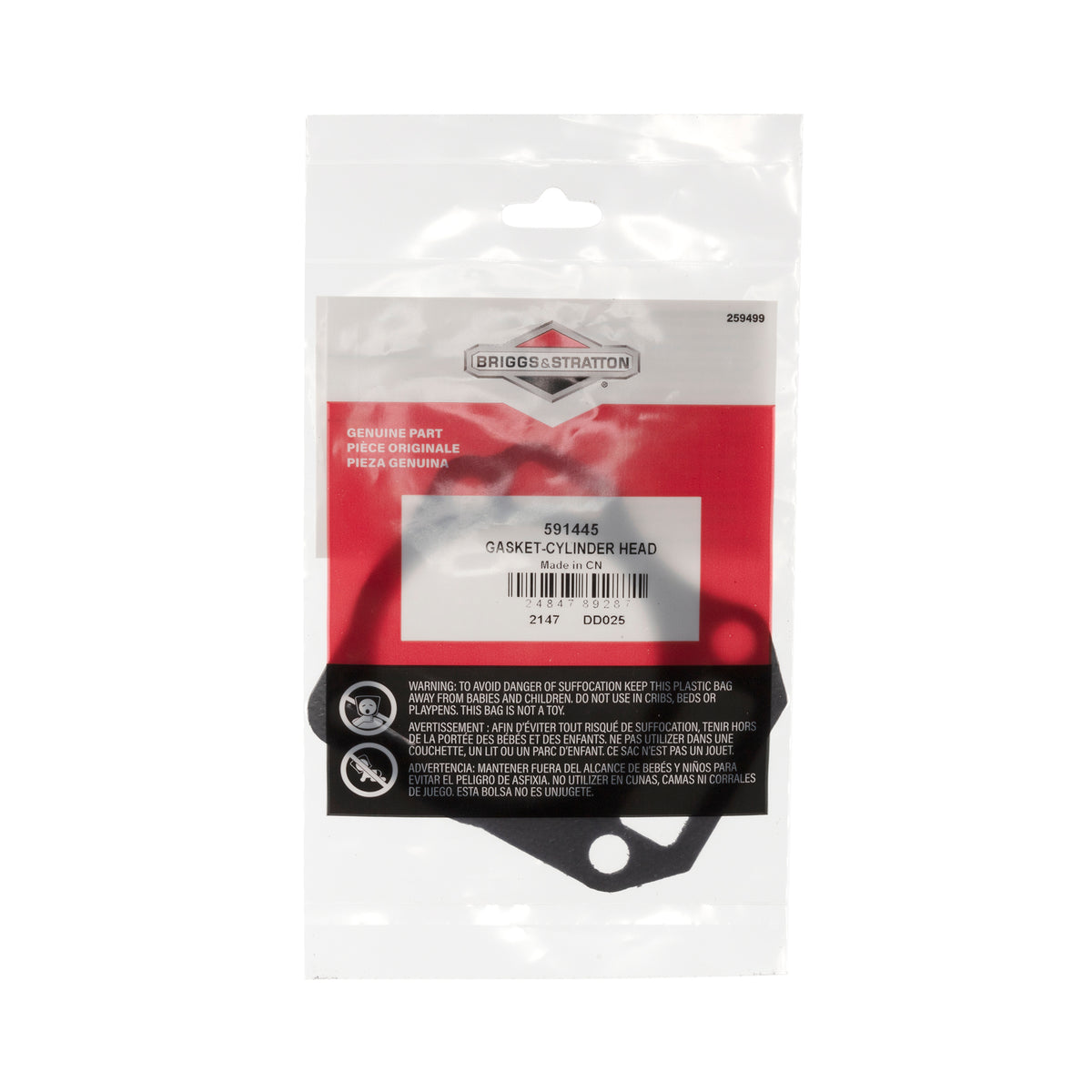 Briggs & Stratton 591445 Cylinder Head Gasket